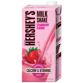 HERSHEYS MILK SHAKE STRAWBERRY 1ltr